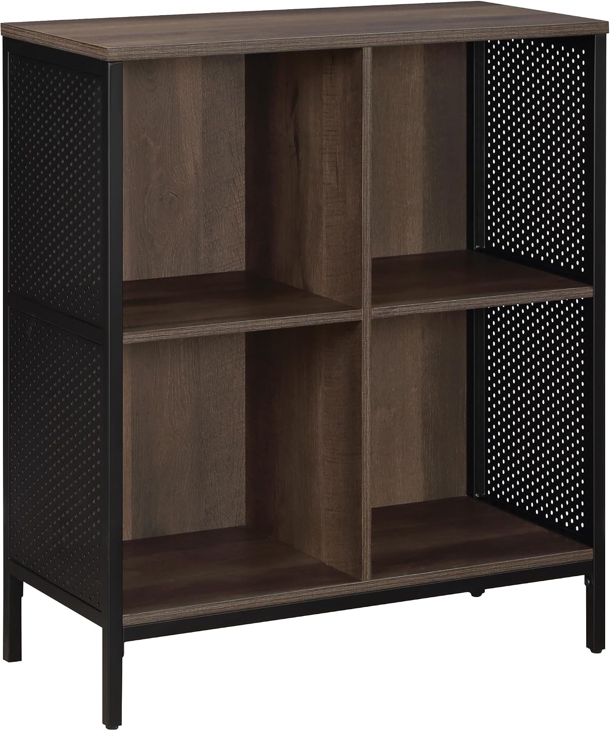 ✨ Modern Industrial Bookshelf – Stylish Open Storage Bookcase with Shelves for Books, Décor & Home Office 🏡