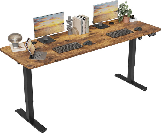 ⚡ Ultimate Large Electric Standing Desk – 86.6" Height Adjustable Sit Stand Workstation for Home Office & Gaming 🖥️
