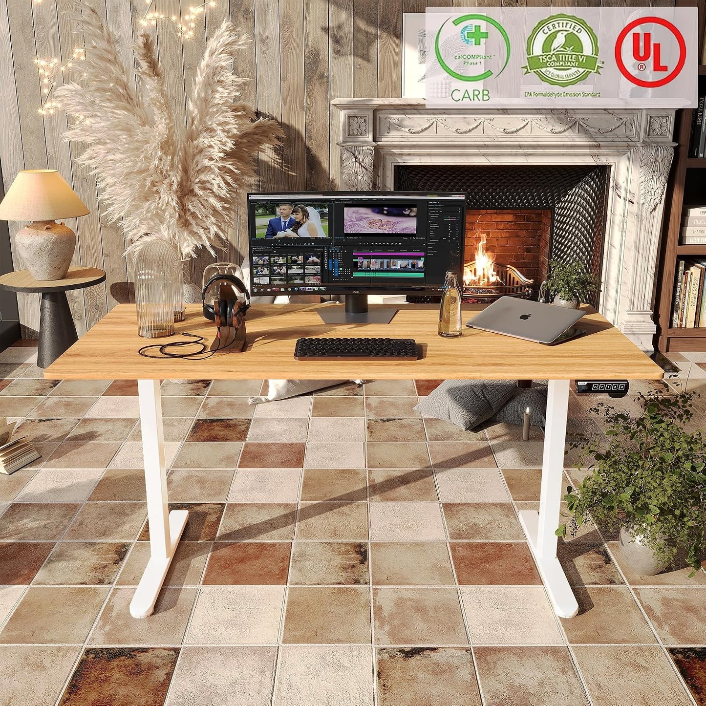 ⚡ Smart Electric Standing Desk – Ergonomic Height Adjustable Sit Stand Desk for Home Office & Productivity 🚀