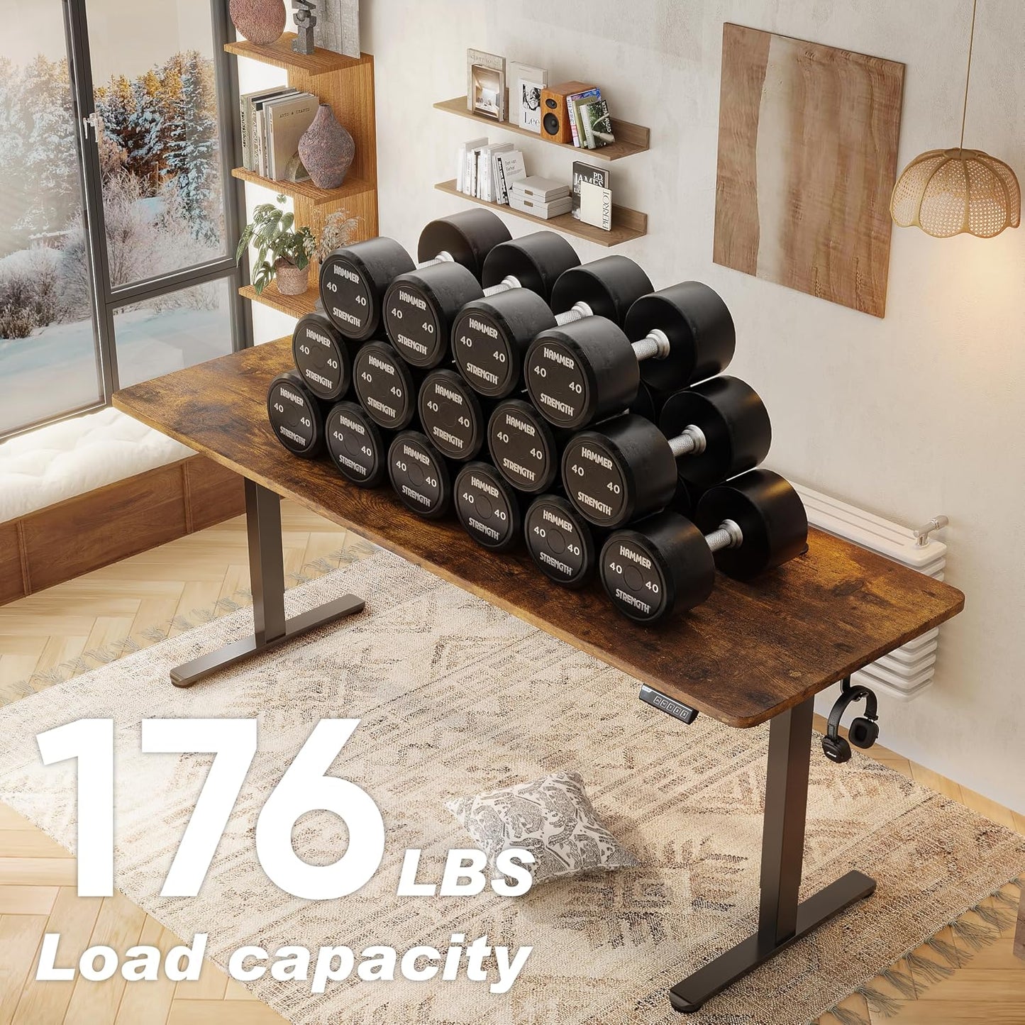 ⚡ Ultimate Large Electric Standing Desk – 86.6" Height Adjustable Sit Stand Workstation for Home Office & Gaming 🖥️