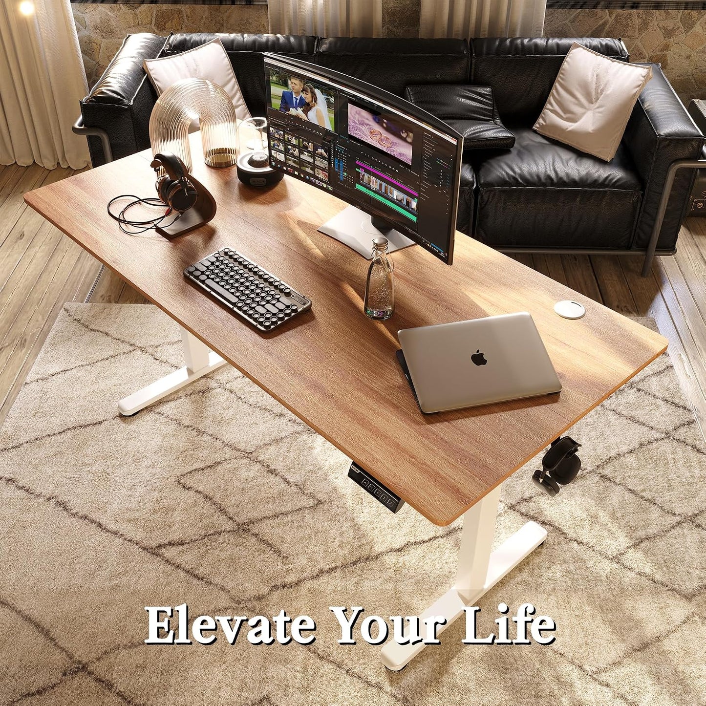⚡ Smart Electric Standing Desk – Ergonomic Height Adjustable Sit Stand Desk for Home Office & Productivity 🚀
